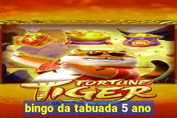 bingo da tabuada 5 ano