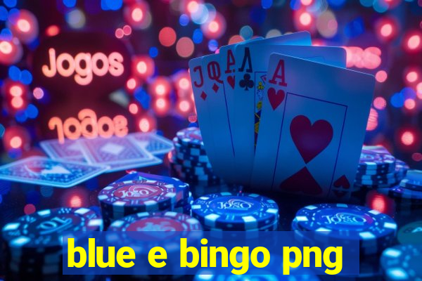 blue e bingo png