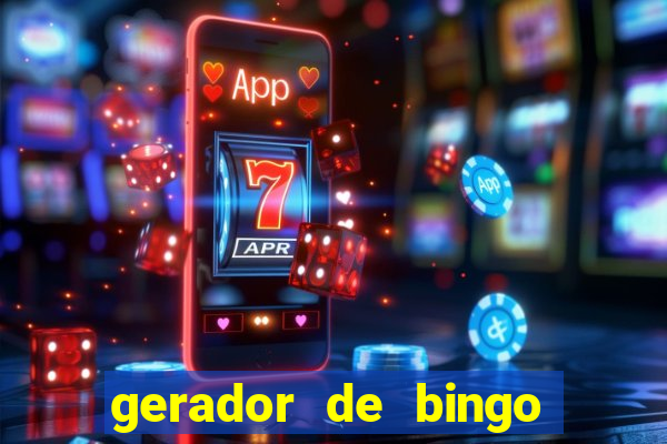 gerador de bingo de palavras