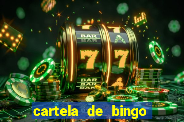 cartela de bingo cha de panela