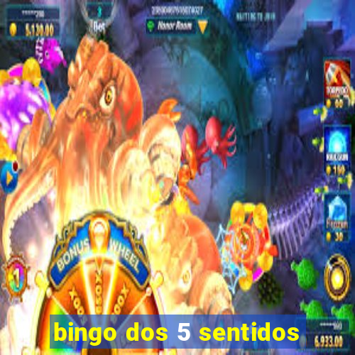 bingo dos 5 sentidos